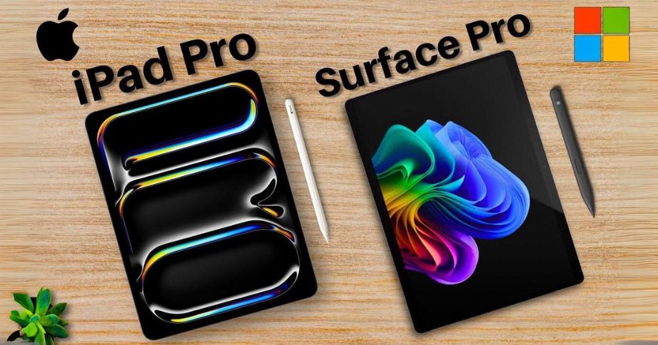 iPad Pro M4 và Surface Pro 11