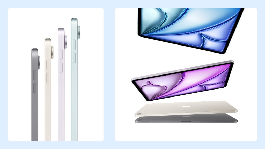 Màu sắc của iPad Air 6 2024