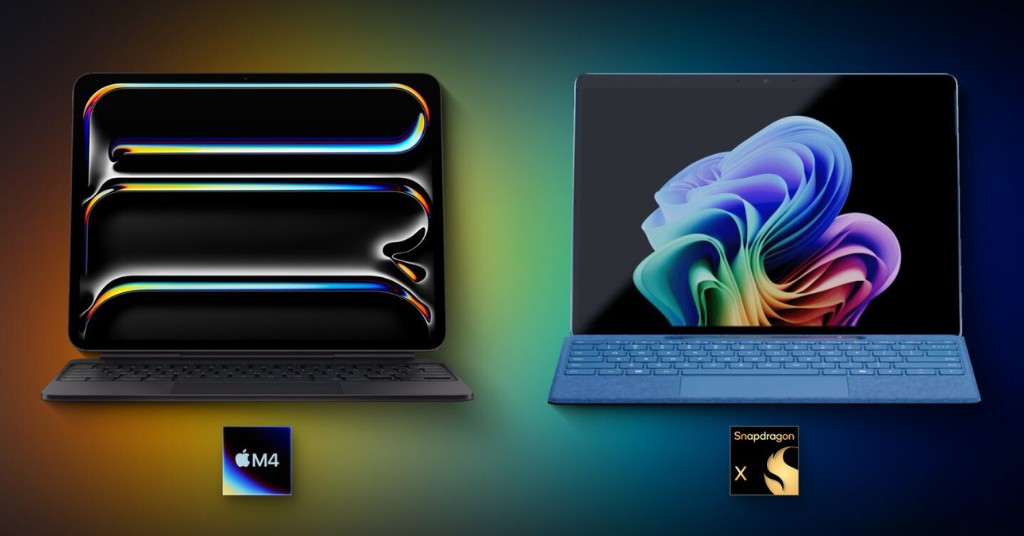So sánh iPad Pro M4 và Surface Pro 11