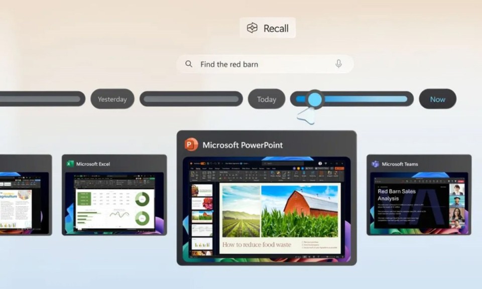 Tính năng Recall trong Copilot Plus