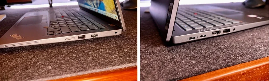 review cổng kết nối ThinkPad T14 Gen 5