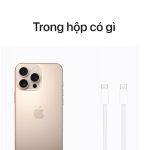 Trong hộp iPhone 16 Pro màu Titan Sa Mạc