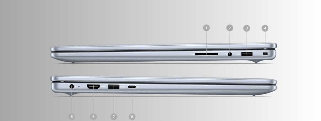 Dell Inspiron 5645 đày đủ cổng kết nối