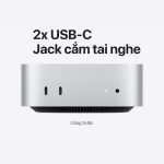 Cổng kết nối phía trước Mac mini M4